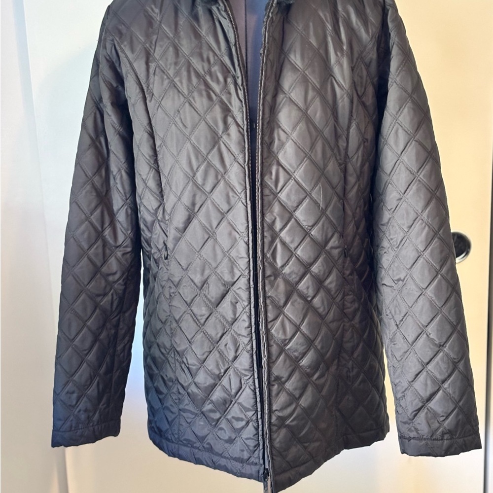 Karen Kane Women’s  Quilted Black Jacket - Lightweight Insulated Coat